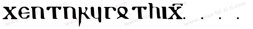 ceutury gothic字体转换